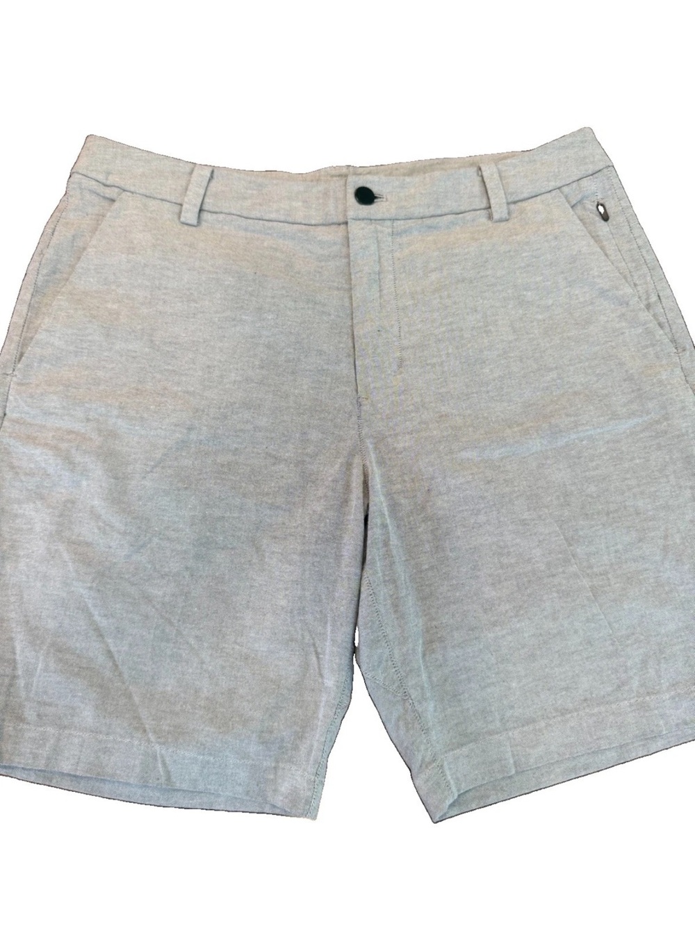 Lulumon men’s size 33 gray heathered commission slim performance shorts cotton